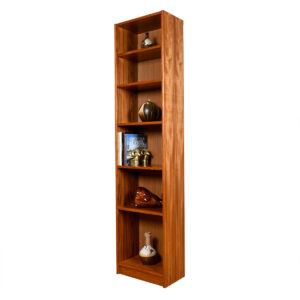 The Tall Slim-Jim Danish Teak 20″ Wide Adjustable Bookcase