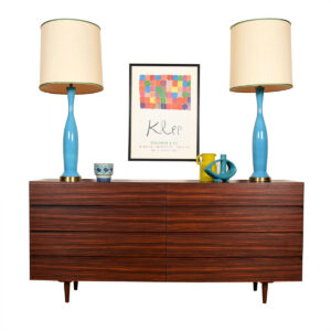72″ Danish Modern Rosewood 8-Drawer Dresser | Credenza — #1 of 3 Available!