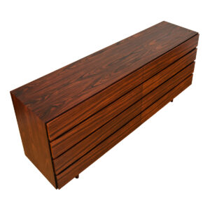 72″ Danish Modern Rosewood 8-Drawer Sideboard | Dresser — #3 of 3 Available!