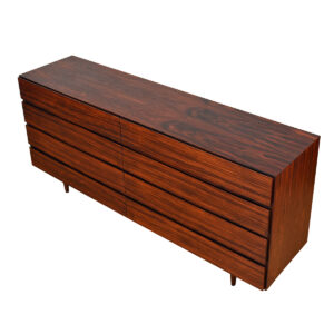 Danish Modern 72″ Rosewood 8-Drawer Dresser | Credenza — #2 of 3 Available!
